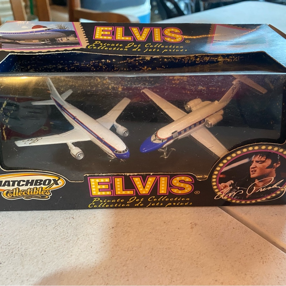 Match Collectibles Elvis Jet Set - White and Blue